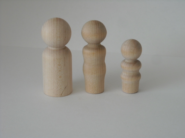 wooden people